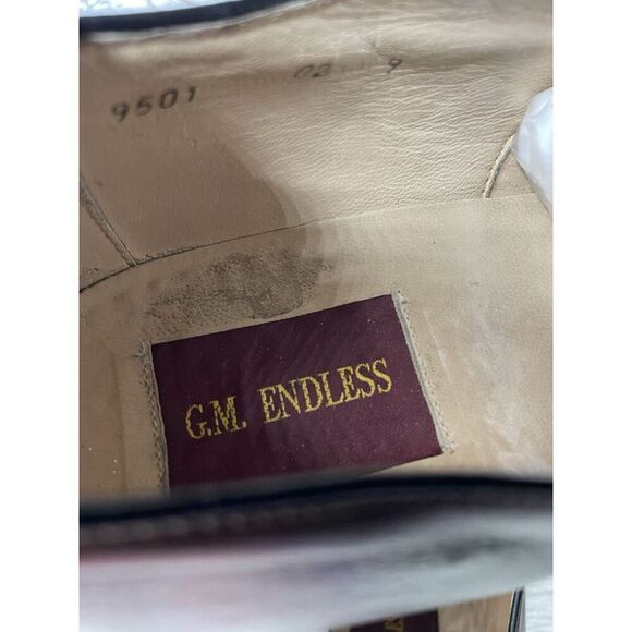 G.M. Endless 9502 Brown Leather Derby Oxfords Lace Up Dress Shoes Men 9M US/42EU main image 16